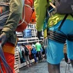 Attrezzature per arrampicata in mostra alla fiera di Friedrichshafen
