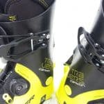 Dettaglio del sistema di allacciatura degli scarponi Skialp Fischer Travers Carbon