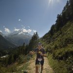 Gediminas Grinius in azione all'UTMB® 2016