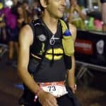 Stefano Ruzza al traguardo dell'UTMB® 2016