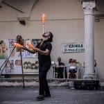 Artisti di strada a Finalborgo