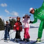 I bambini imparano a sciare all'AMSI (®AMSI Lombardia)