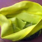 L'interno in fleece del cappello Buff Xyster Yellow Flour