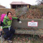 Due viandandi italiani in cammino verso Santiago di Compostela