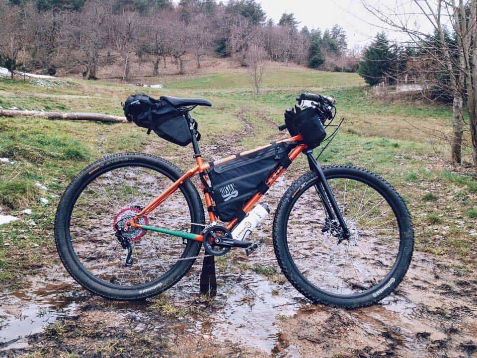 Borse per bikepacking made in Italy Rusjan