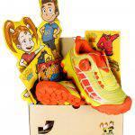 Il packaging della collezione Laspokid