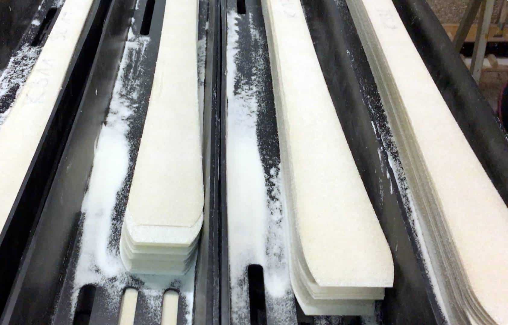Polvere di gomma e resina Epoxy per il top sheet