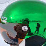 La visiera del casco Uvex 500 Visor con lente sferica, protezione S3 (sole pieno)