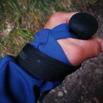Dettaglio del polsino della Mammut Ultimate SO Hooded