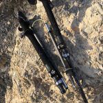 Leki Black Series Micro Vario Carbon, ripiegato
