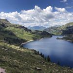 Test dello zaino Osprey Levity 45 ai Laghi Gemelli nelle Alpi Orobie