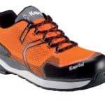 Il modello K-La Mans, con suola Michelin, in colore orange.