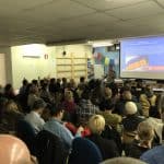 Sala gremita da oltre 80 appassionati