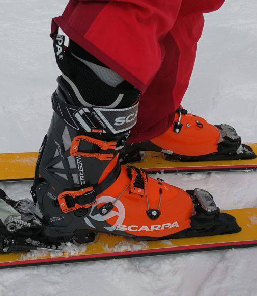 Scarpa Maestrale in azione