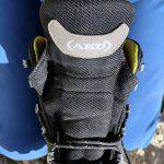 Il linguettone anteriore dello scarpone Aku Trekker Lite III Gtx