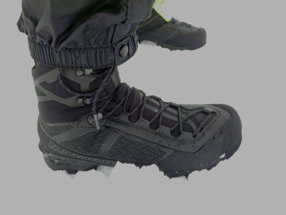 Mammut Taiss Light Mid GTX in azione su neve
