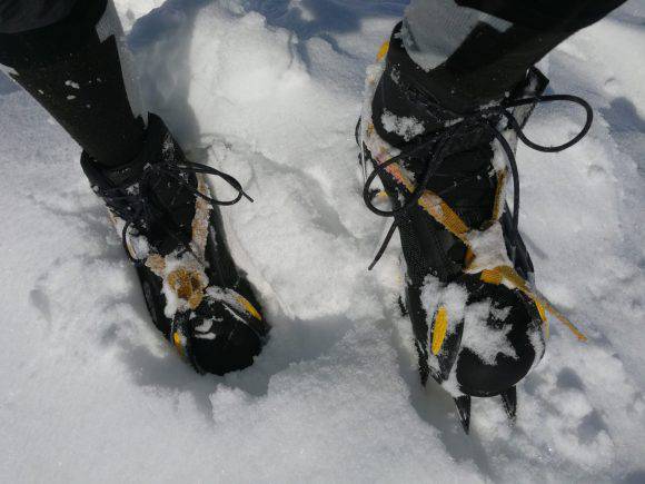 Mammut Taiss Light Mid GTX con i ramponi