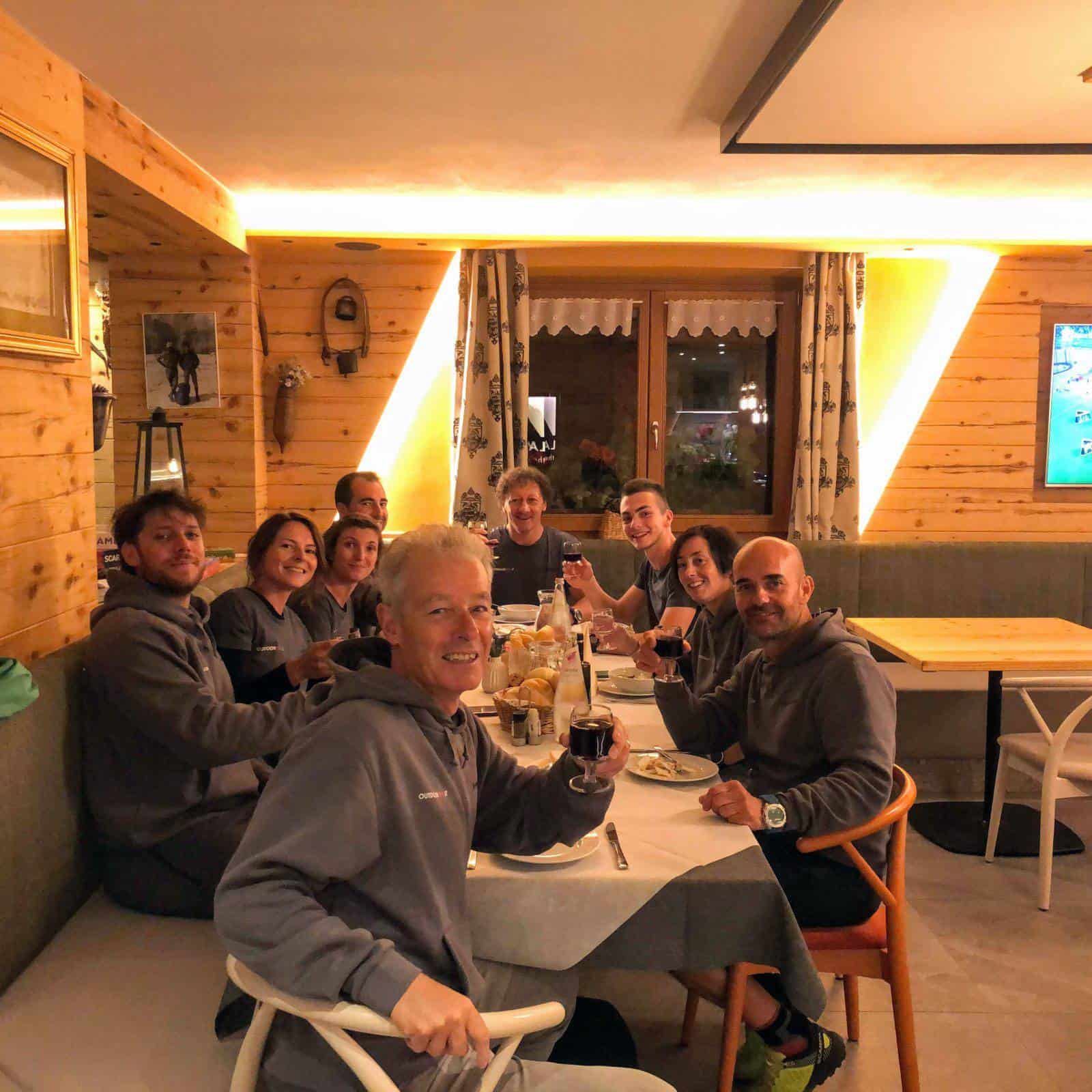 Il Tester Team ha fortemente apprezzato l'ospitalità e la cucina del rifugio La Montanara di Molveno