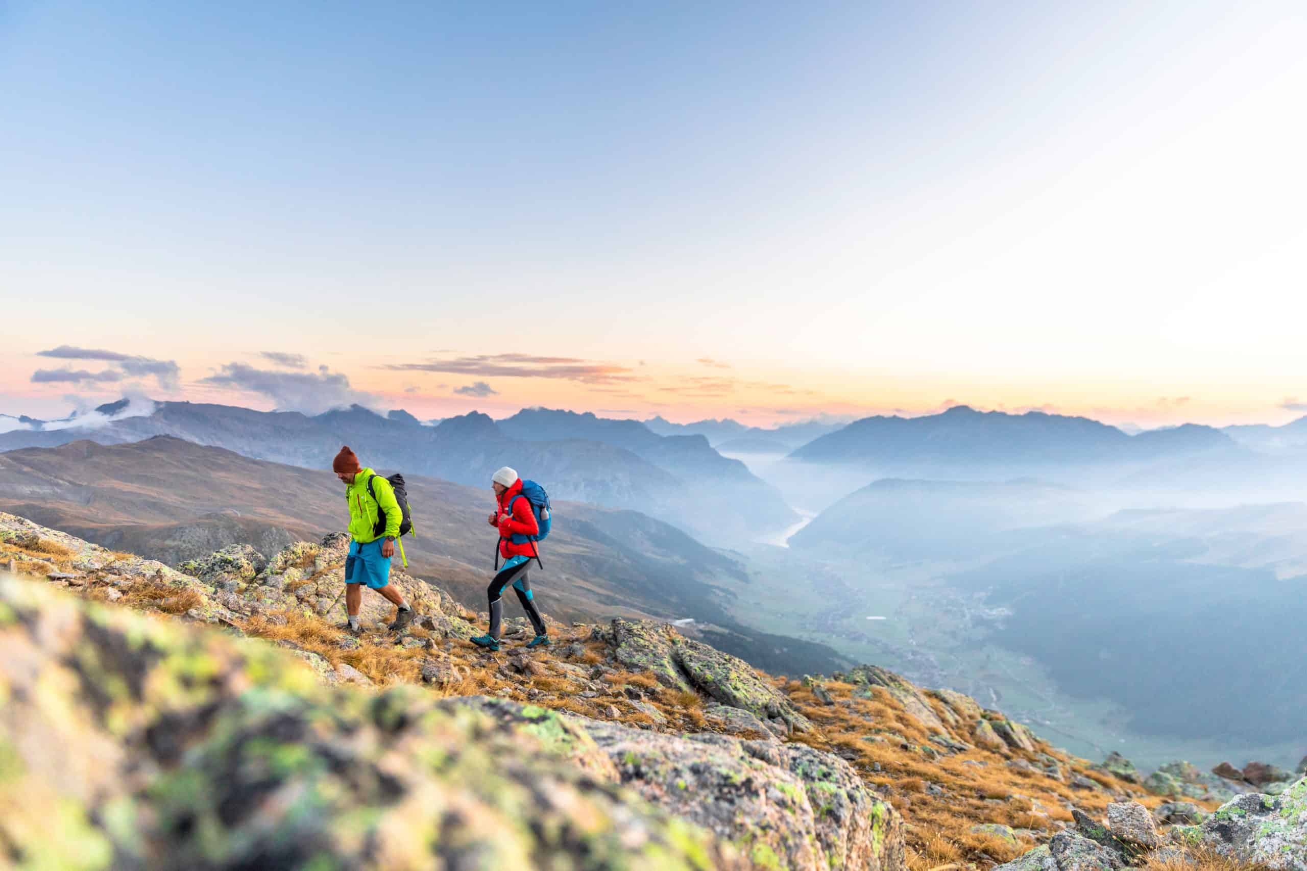 Trekking d'alta quota sulle montagne di Livigno