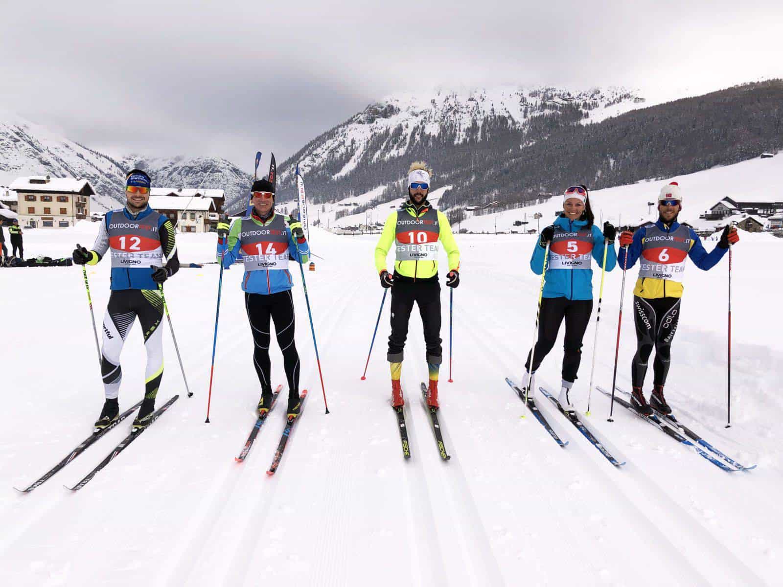 I tester Sci di fondo di Livigno Outdoorlab