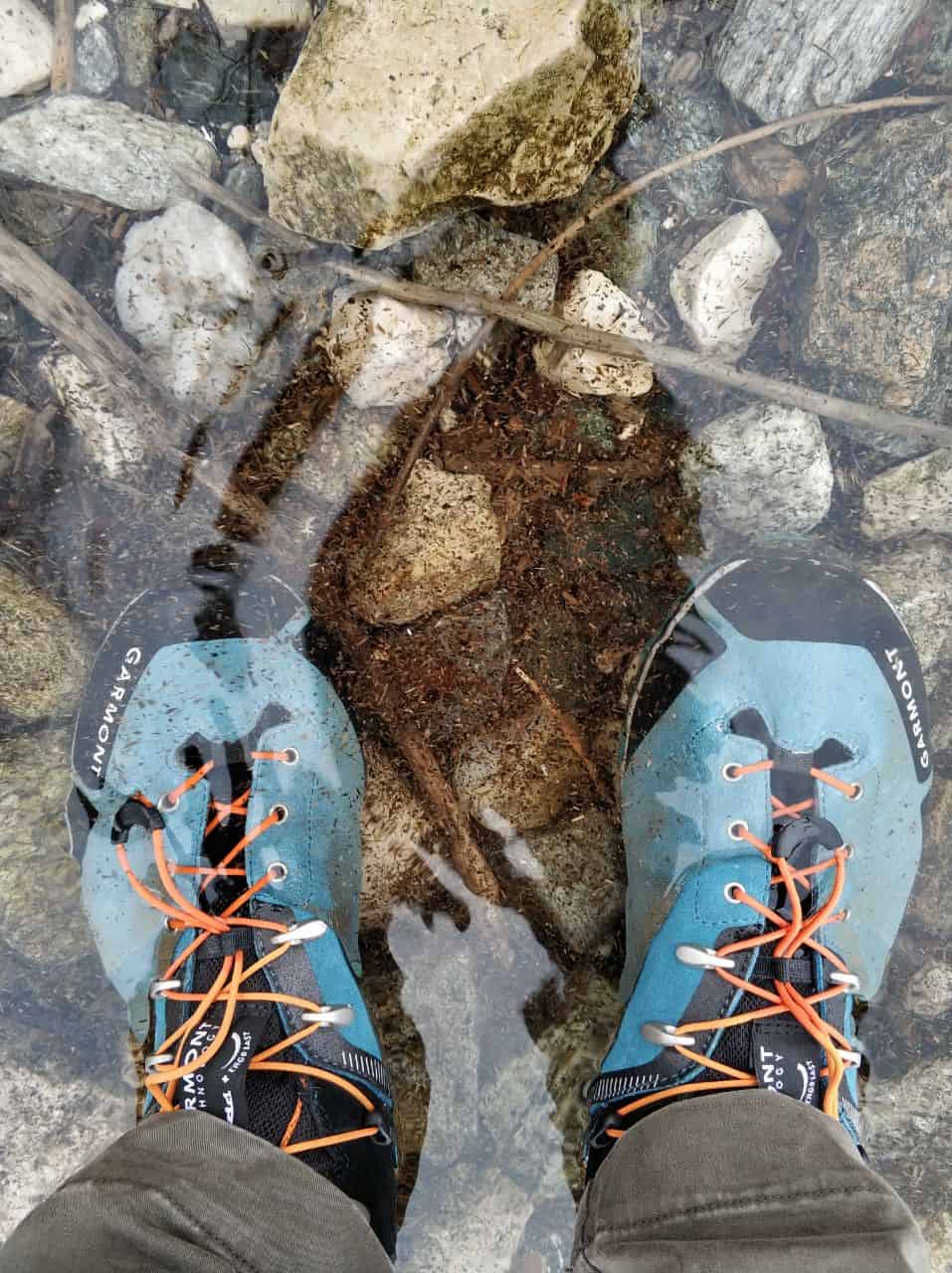 Potere impermeabilizzante dei Garmont G-Trail mid GTX