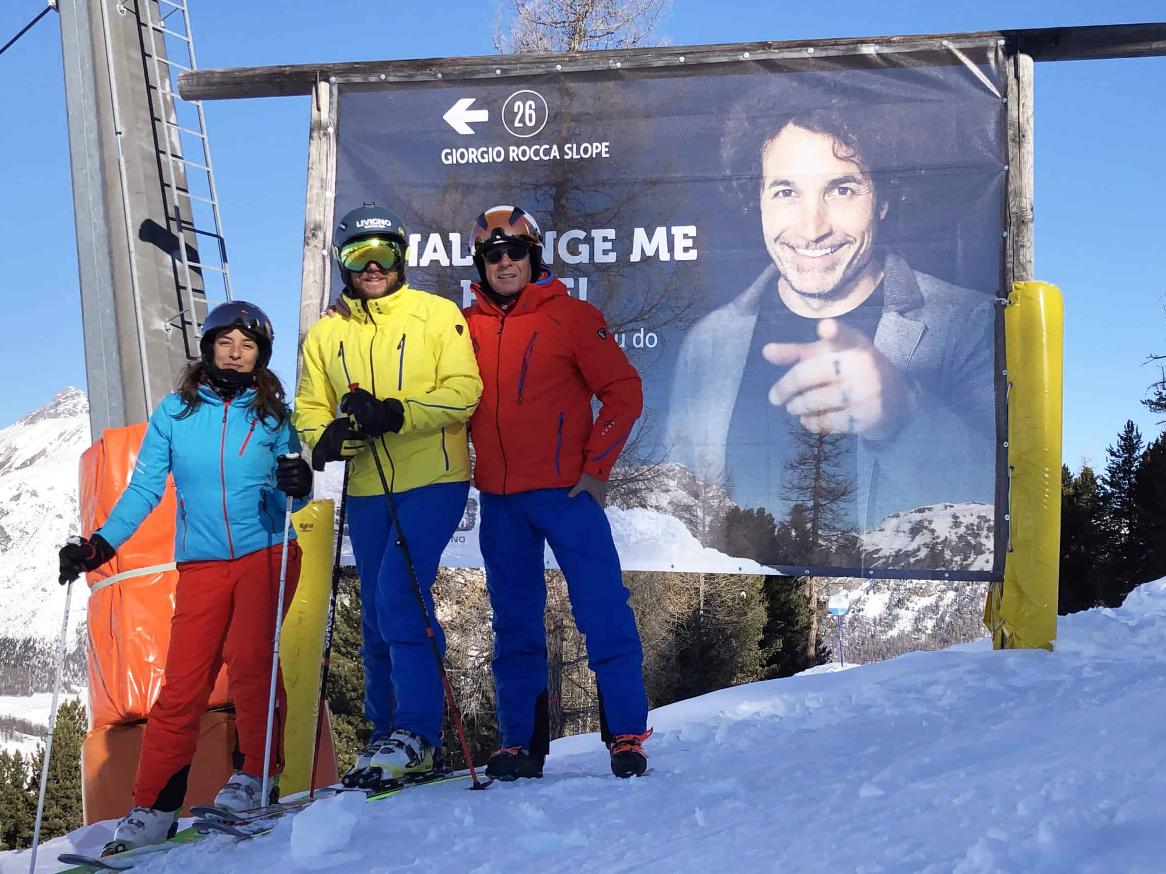 Il test delle giacche Hyra prosegue sulla pista Giorgio Rocca a Livigno