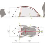 progetto di una tenda da trekking