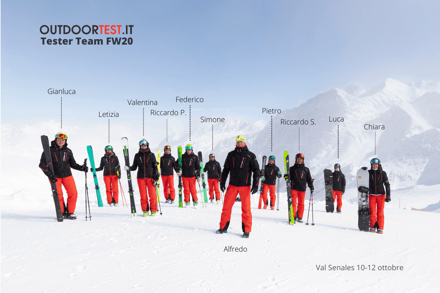 Outdoortest Team Val Senales 2020