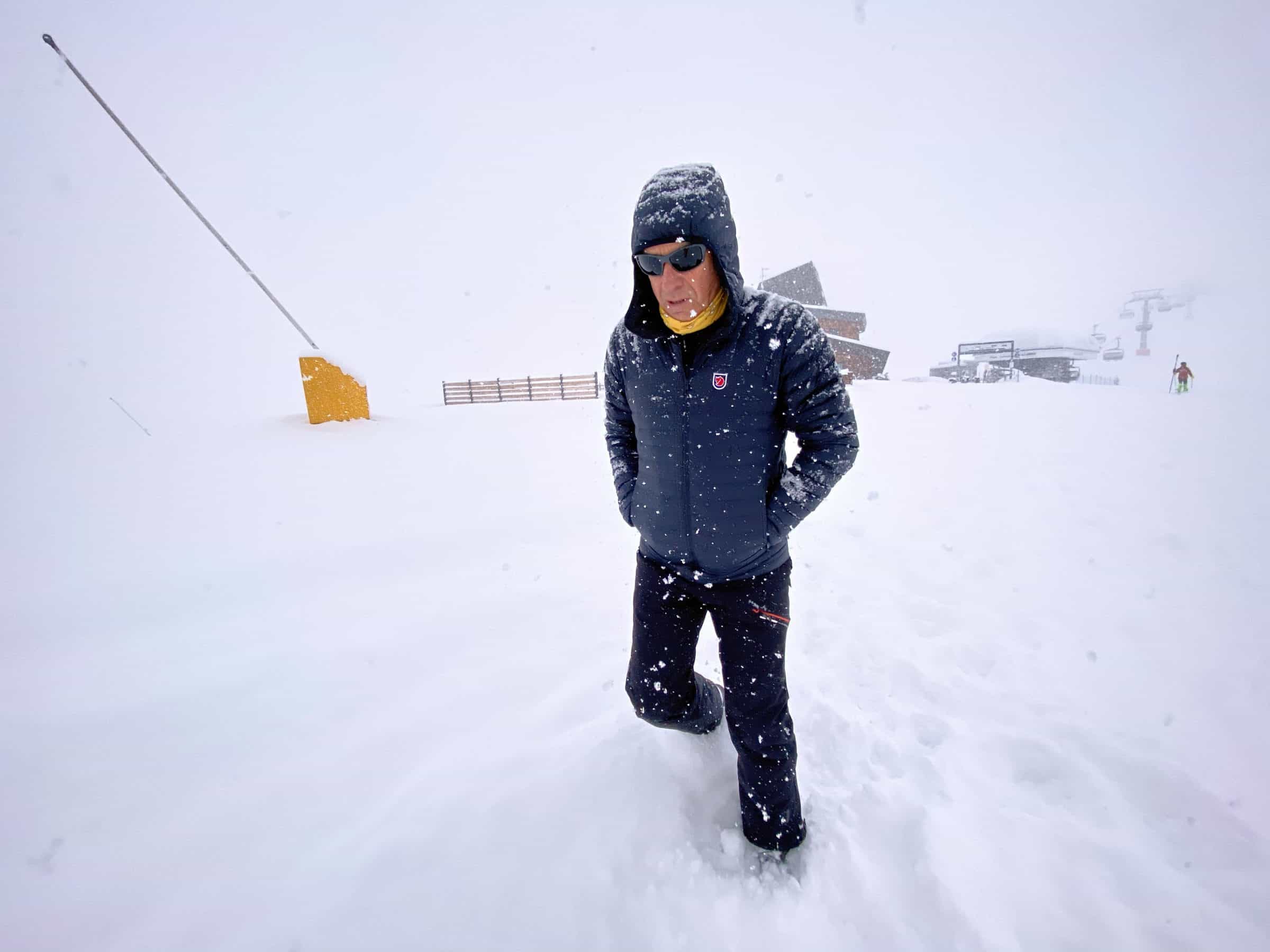 Fjällräven Expedition Lätt Hoodie, a Cervinia Plain Maison (2500 mt.)