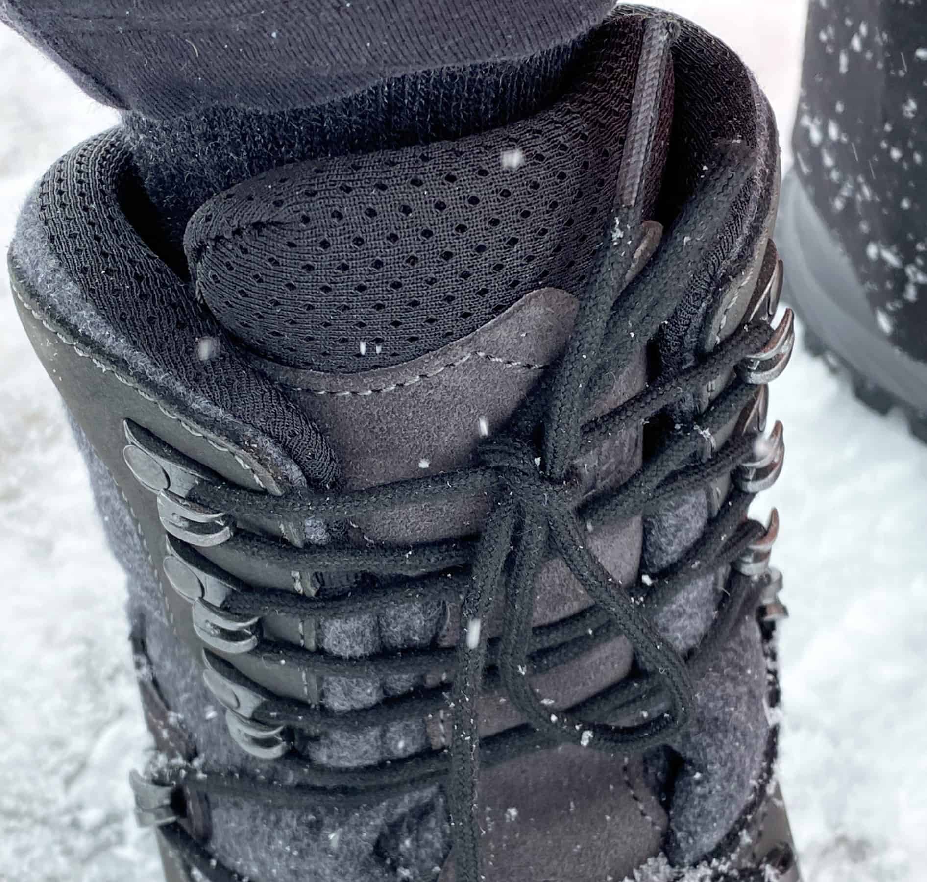 Hanwag Banks Winter GTX, il collare avvolgente