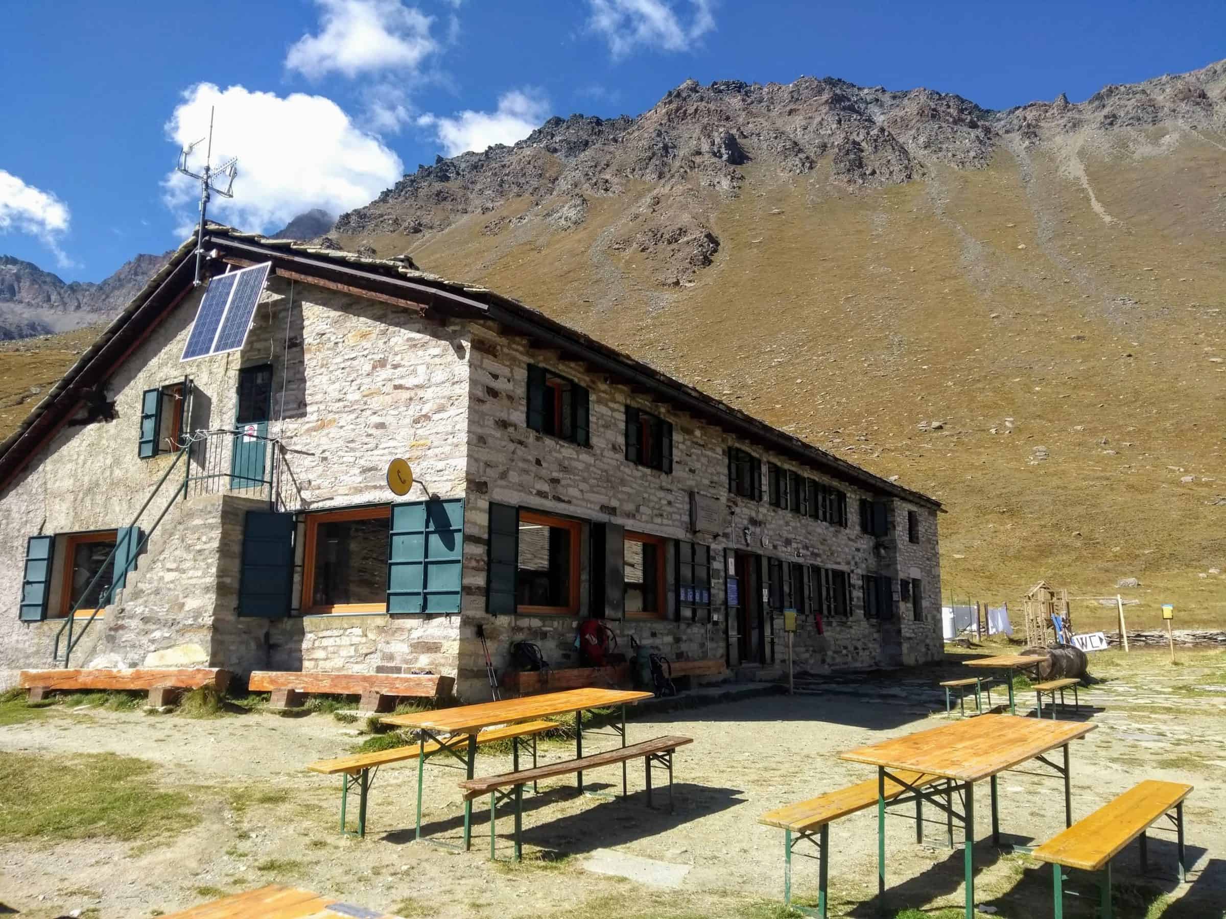 Rifugio Vittorio Sella in Valle d'Aosta