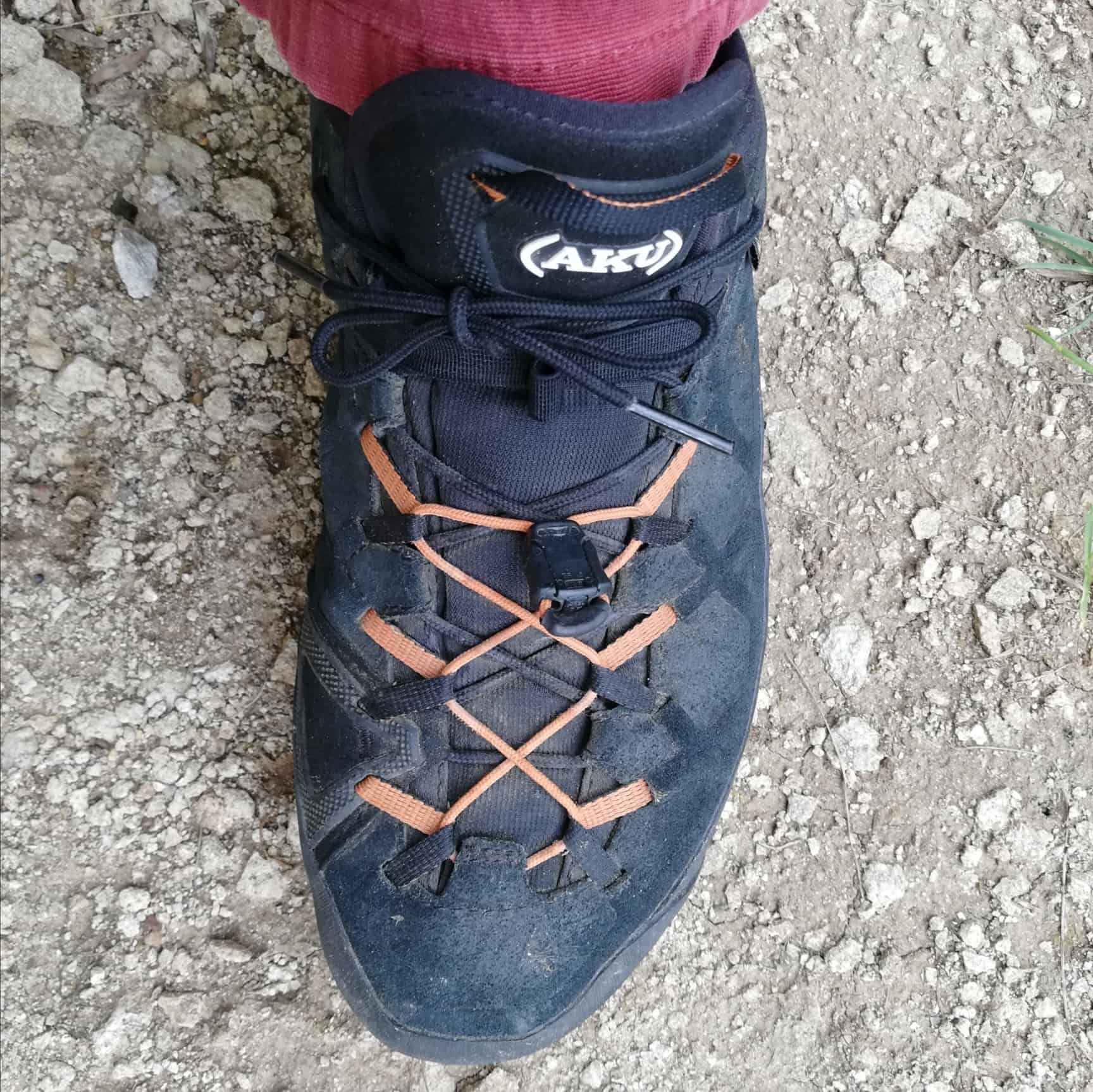 vista frontale dall'alto, DUAL FIT SISTEM in evidenza