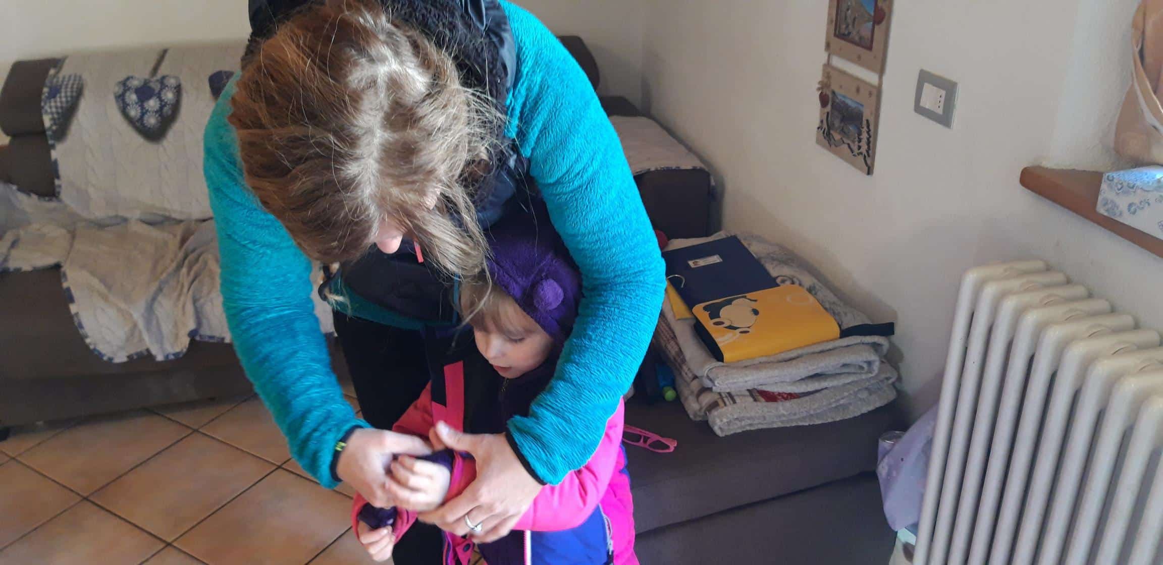 Bambini e outdoor invernale