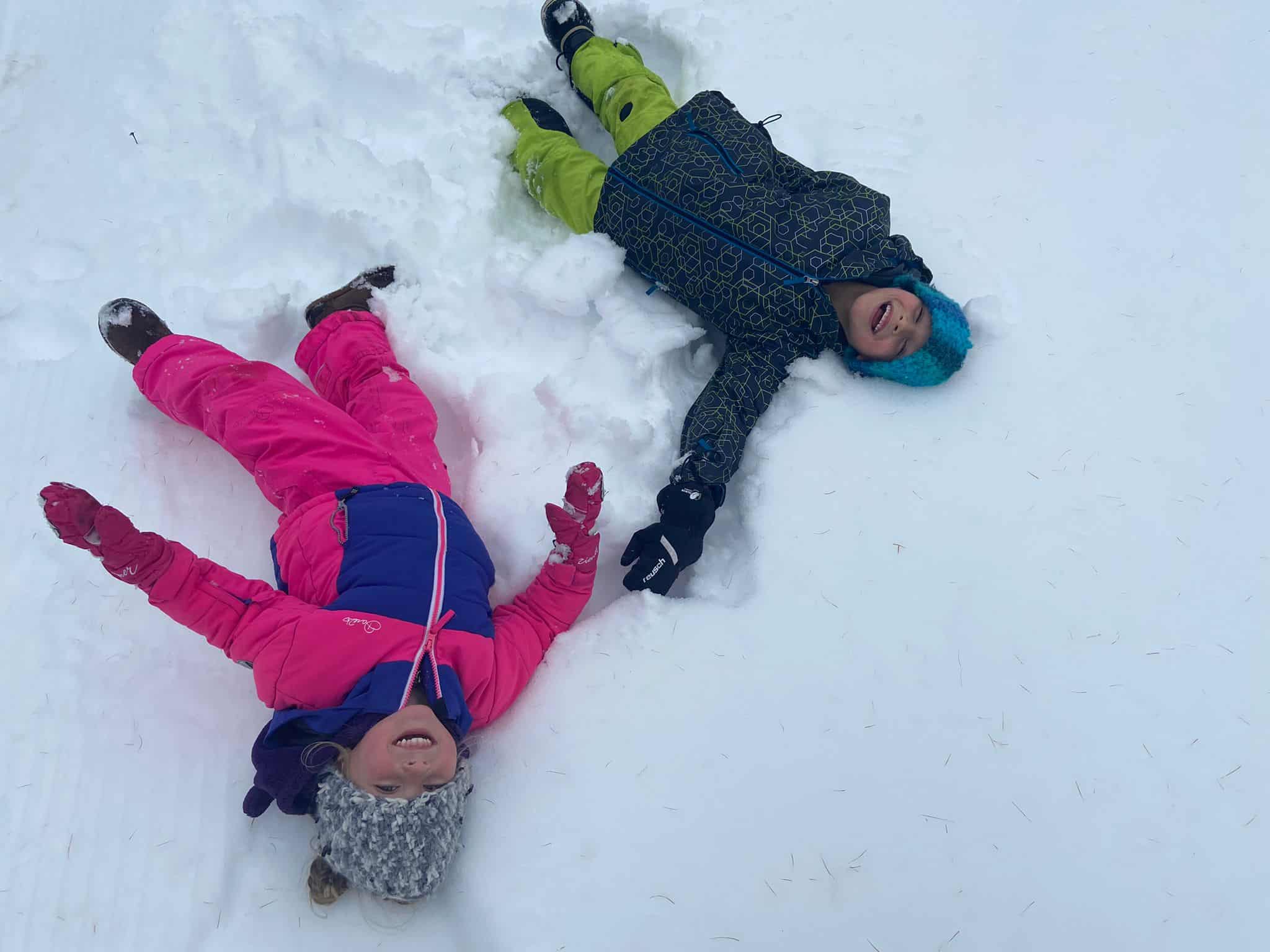 Babini e outdoor invernale