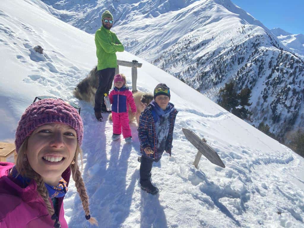 Bambini e outdoor invernale