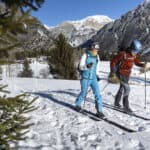Sole e neve sui percorsi test di Le Motte ai Vibram Skimodays Bormio 23