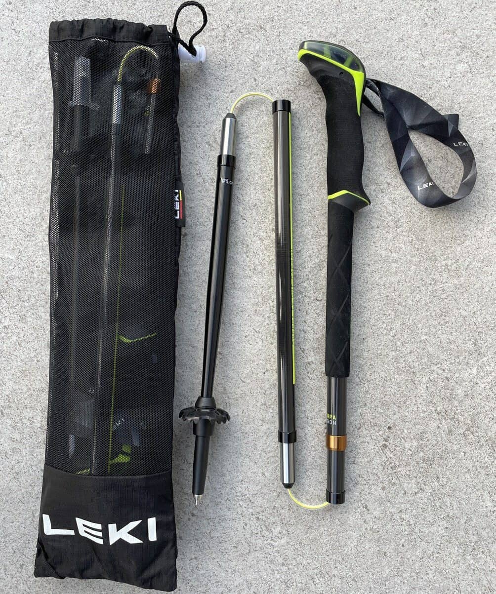 Leki Sherpa FX.One Carbon disassemblato