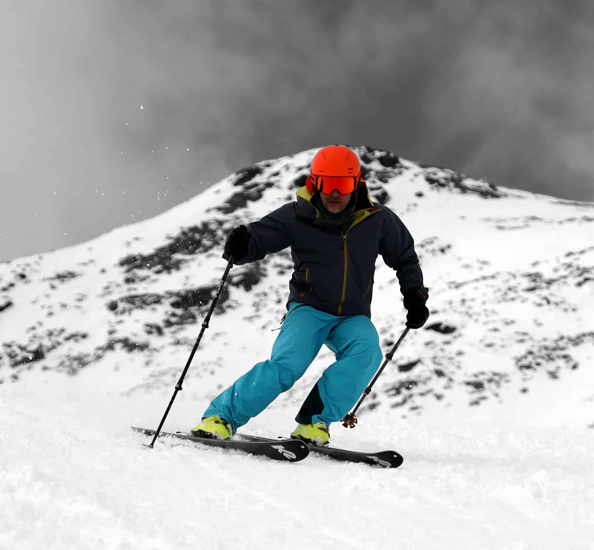 Il tester Riccardo Stacchini a Santa Caterina Valfurva