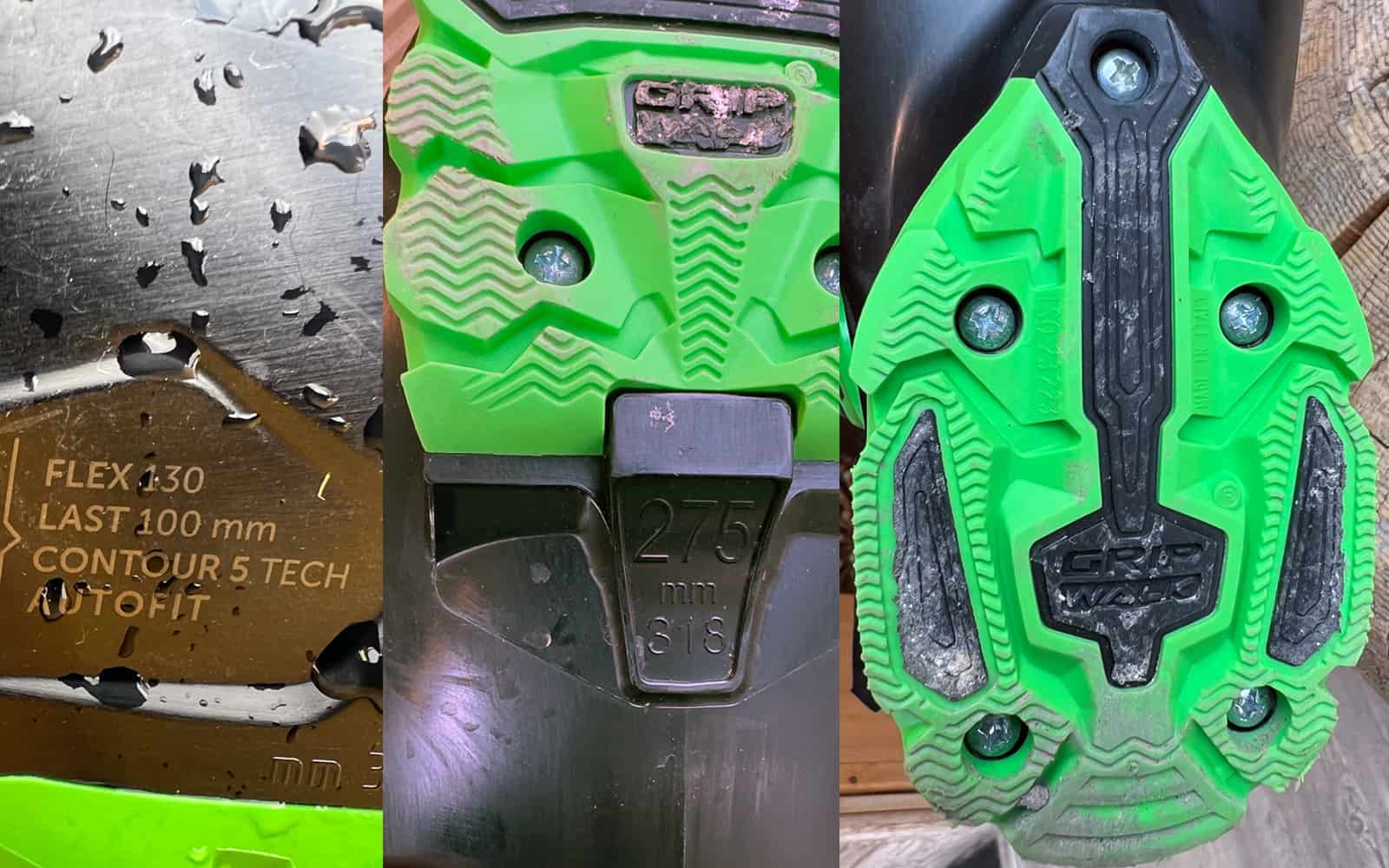 Dalbello Veloce 130 GW, particolari della suola GripWalk