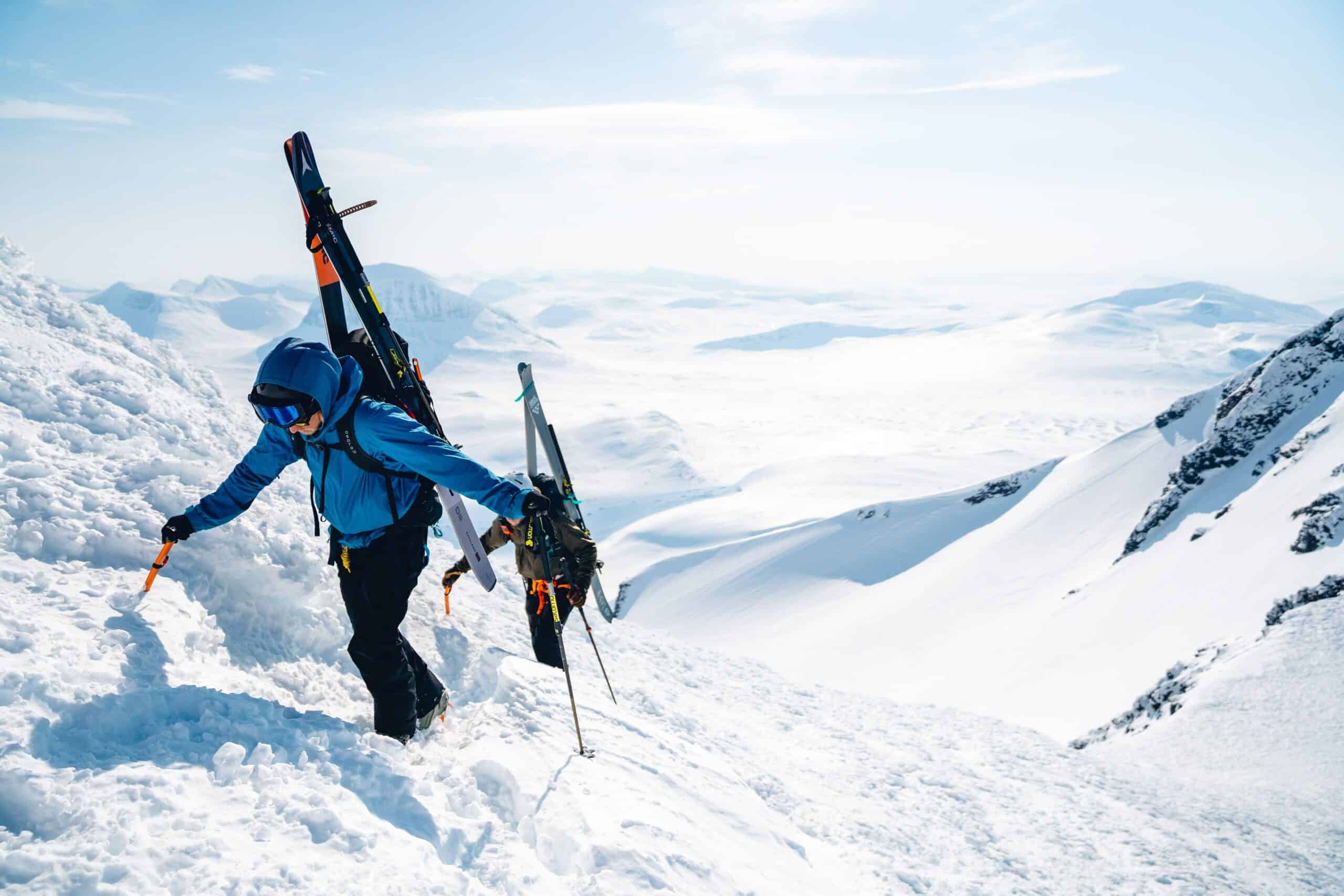 Skialper in quota