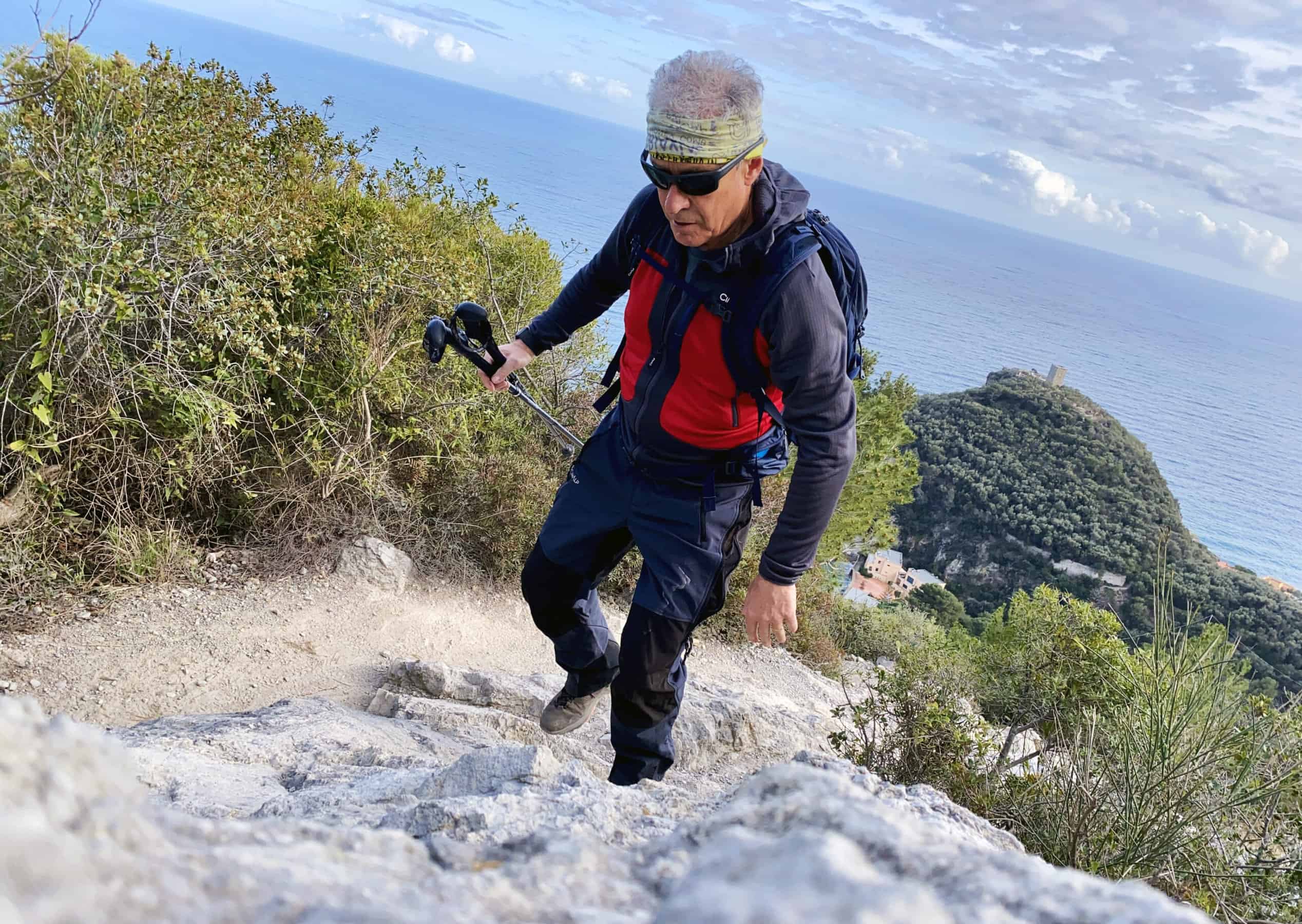 Cimalp Whymper, in attività di trekking.