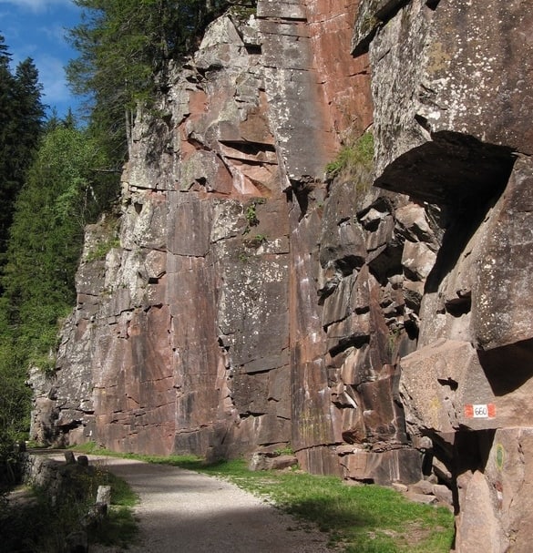 falesia sottosassa di Predazzo