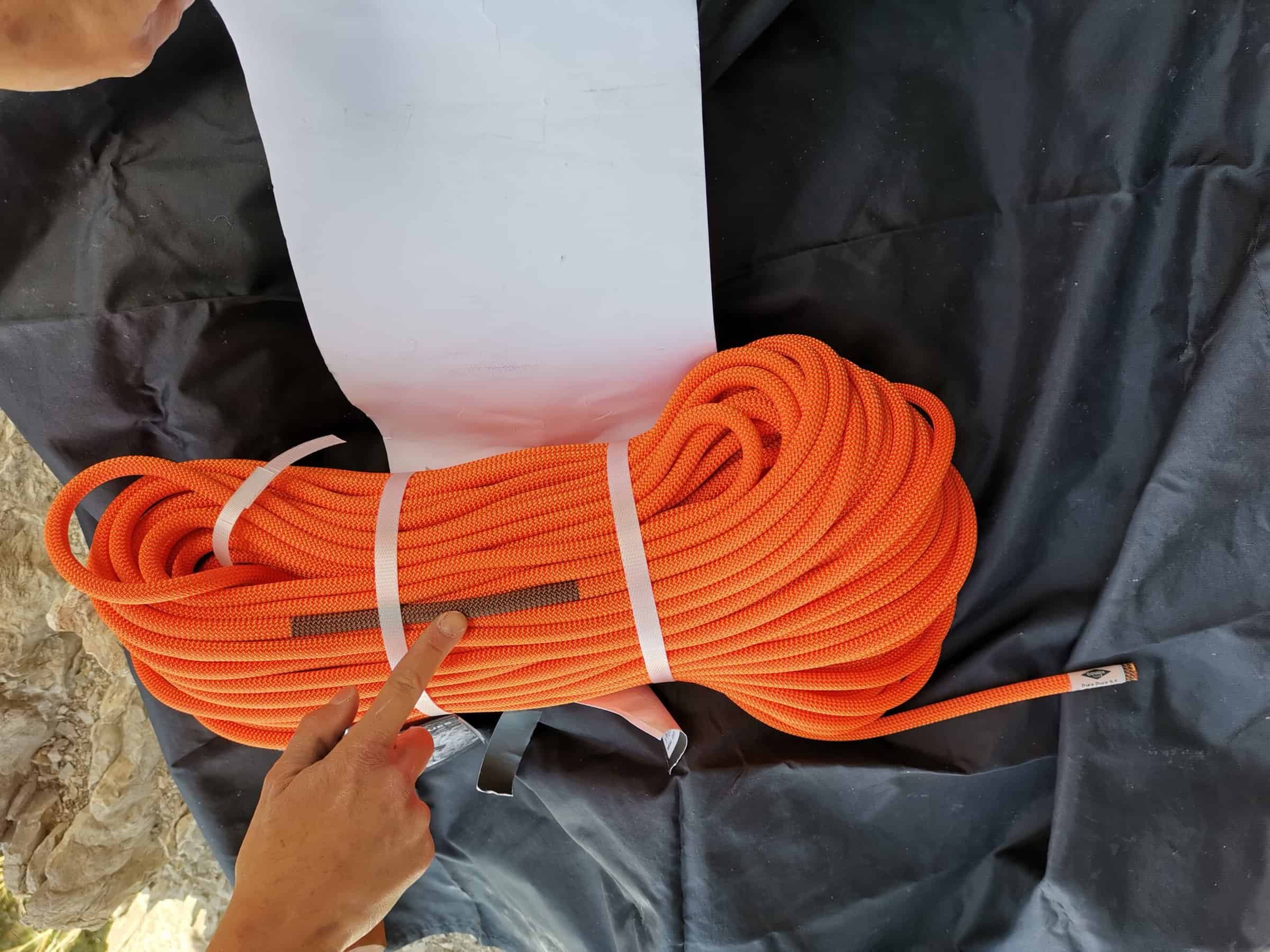 Cousin Dura Dura 9.5 - Segno nero che marca la metà corda