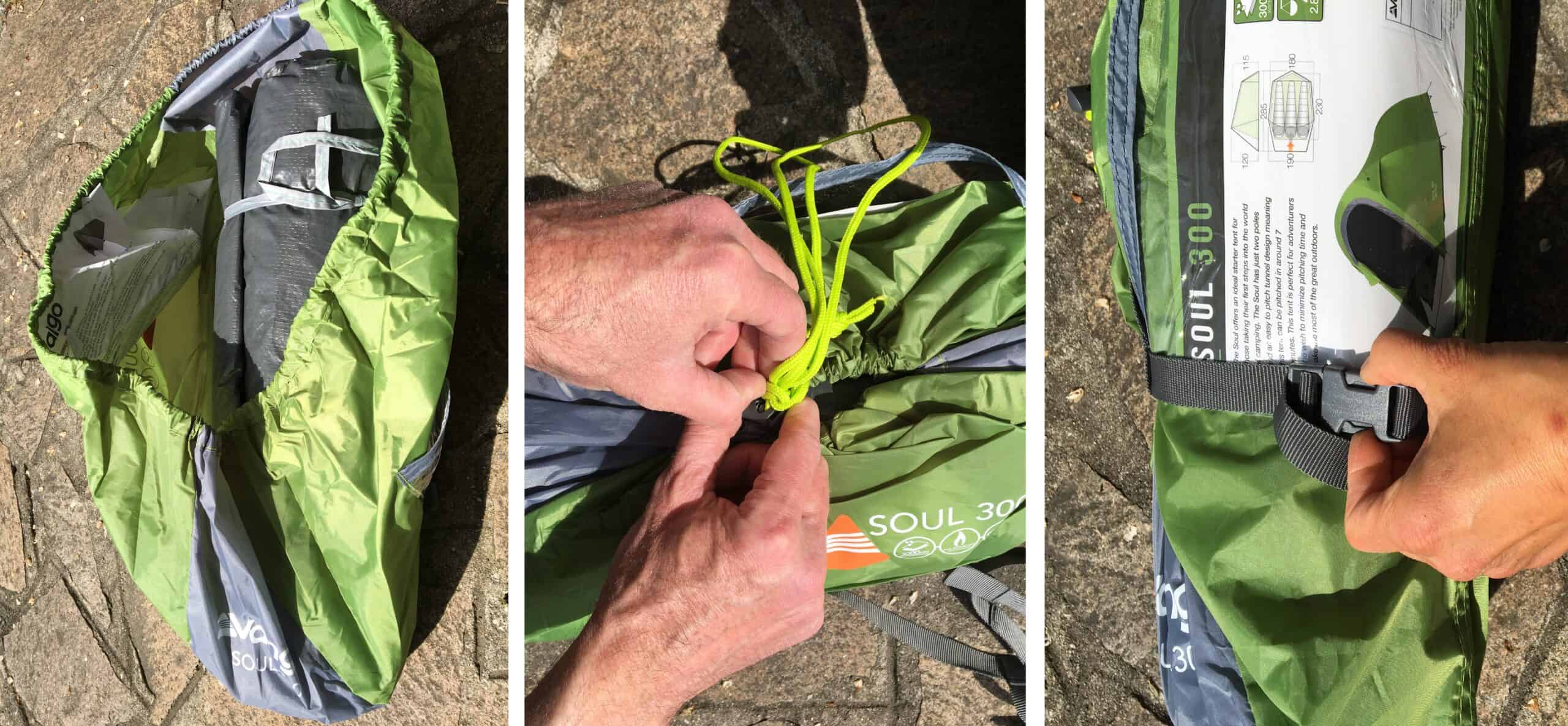 Vango Soul 300 - caratteristiche del sacco porta tenda