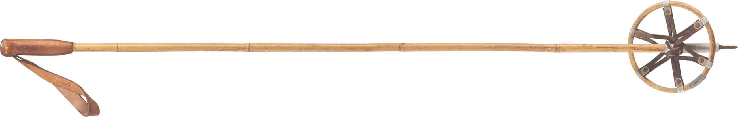 Il bastone da trekking in bamboo utilizzato negli anni '50
