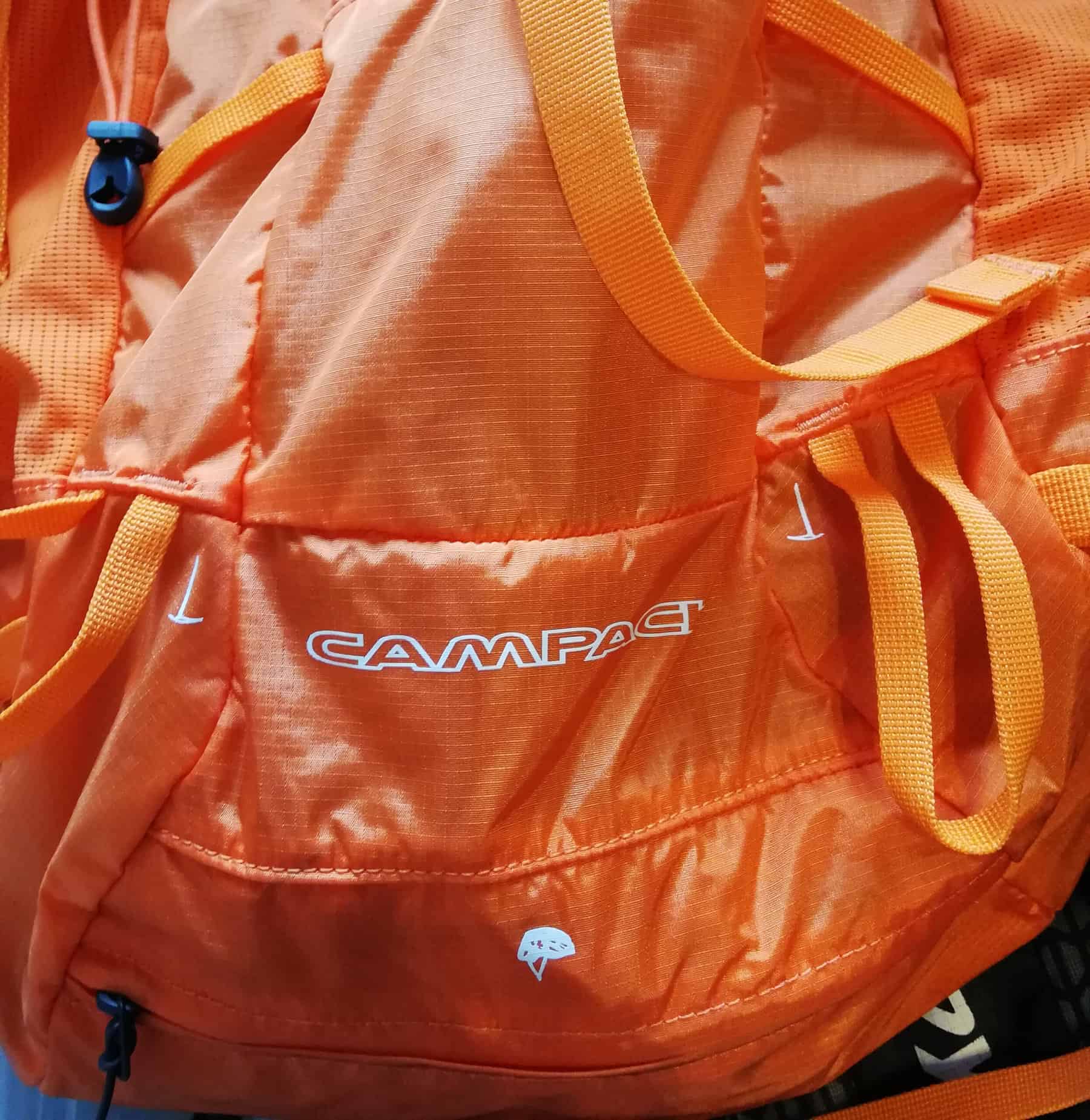 zaino da alpinismo fettucce porta picca