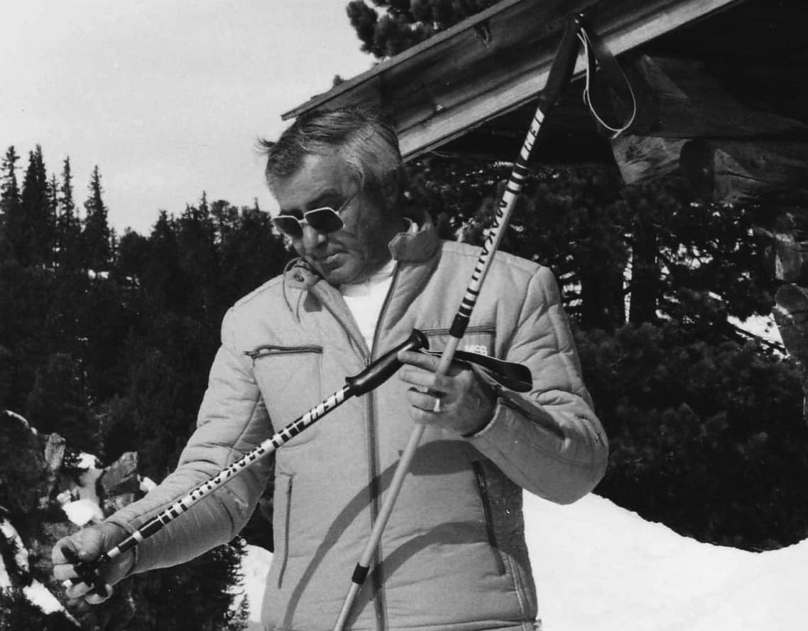 Karl Lenhart, fondatore del marchio Leki e ideatore del bastone da trekking.