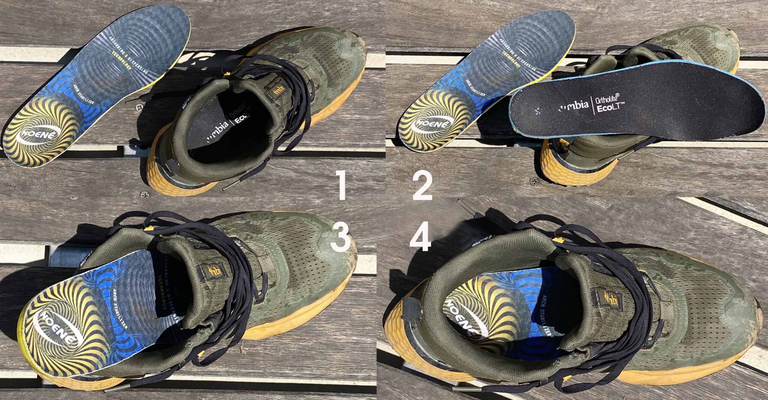 Estrazione della soletta in dotazione e sostituzione con Noene Sport Ergopro AC+