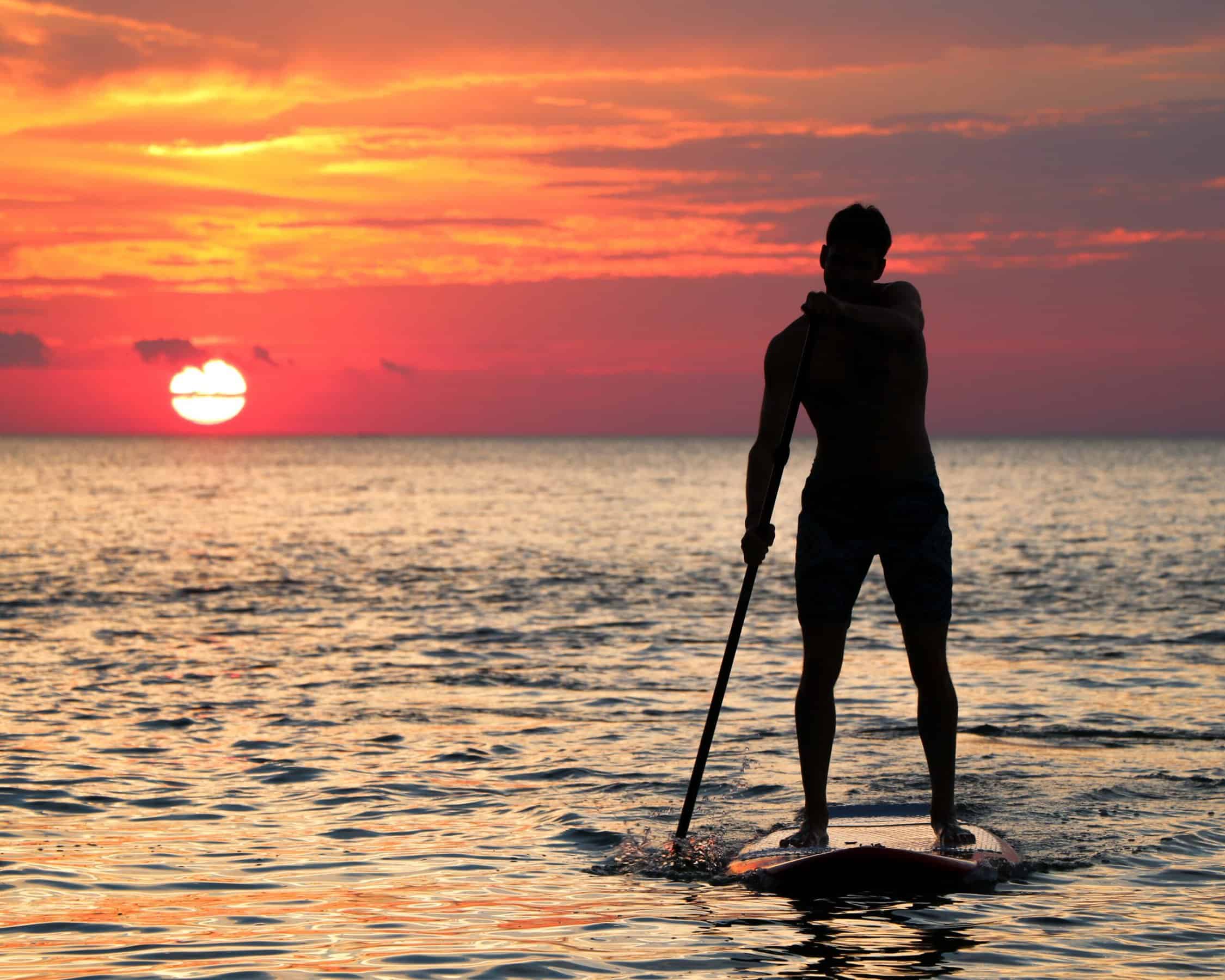 Sup al tramonto