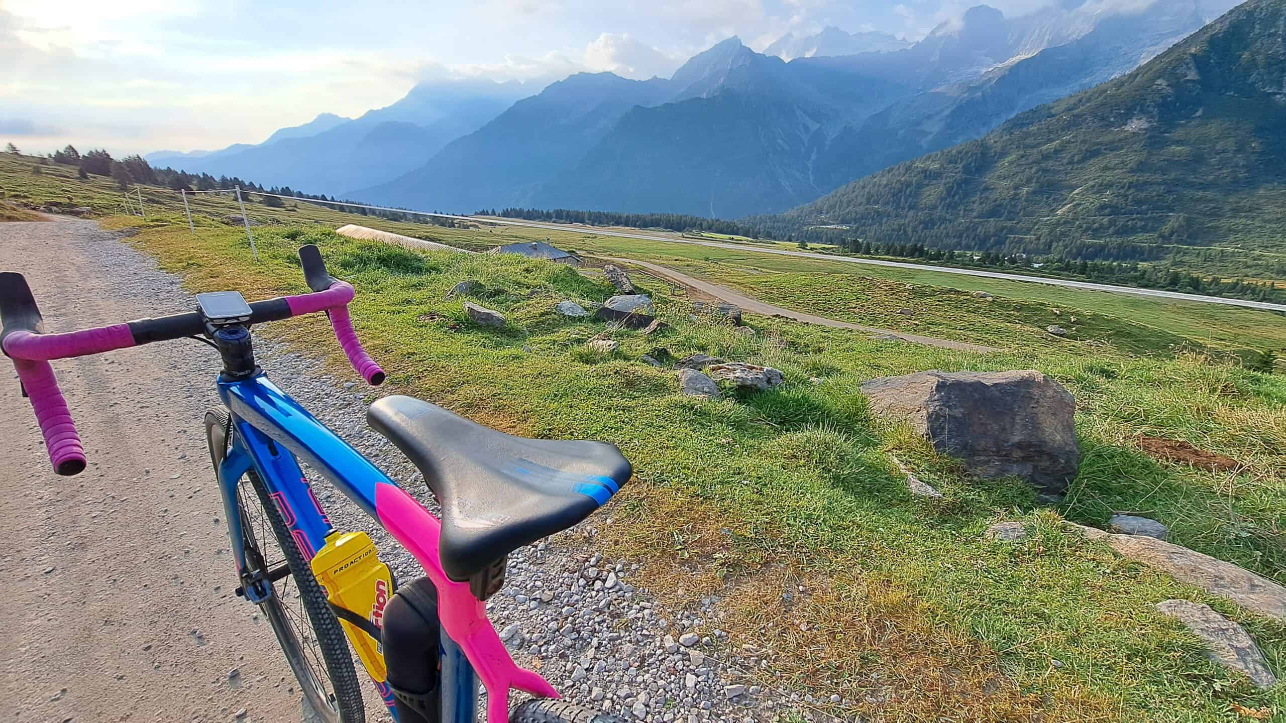 Sella su bici gravel